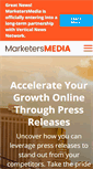 Mobile Screenshot of marketersmedia.com